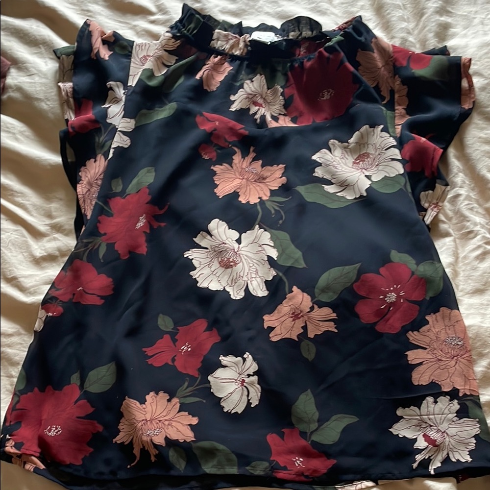 Floral Print Women's Top